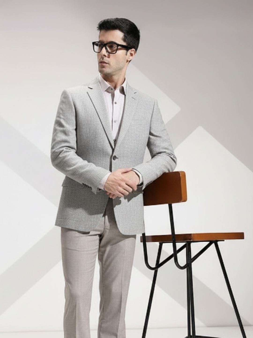 Grey Linen Blazer for Men | Breathable All-Occasion Blazer