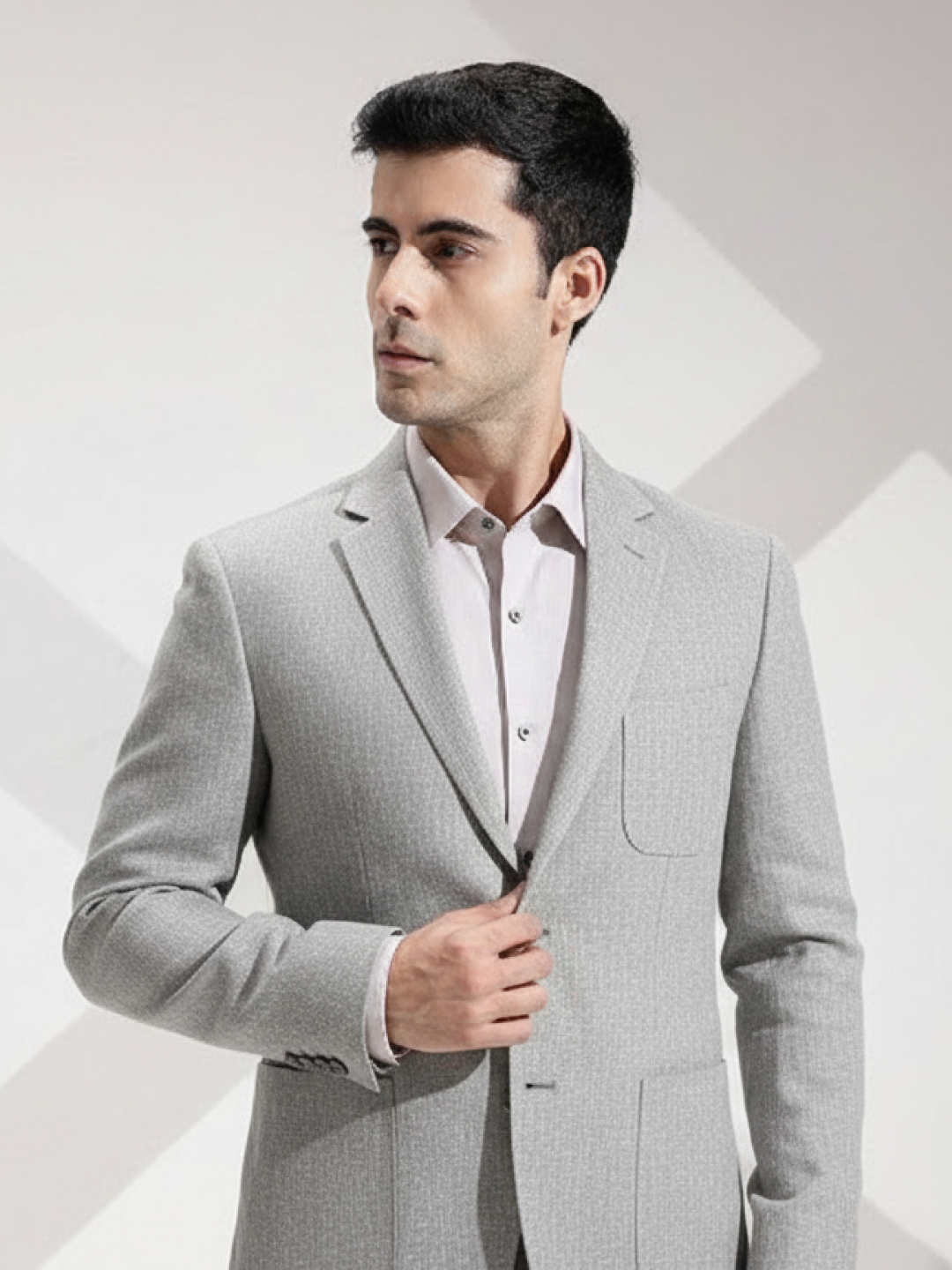 Grey Linen Blazer for Men | Breathable All-Occasion Blazer