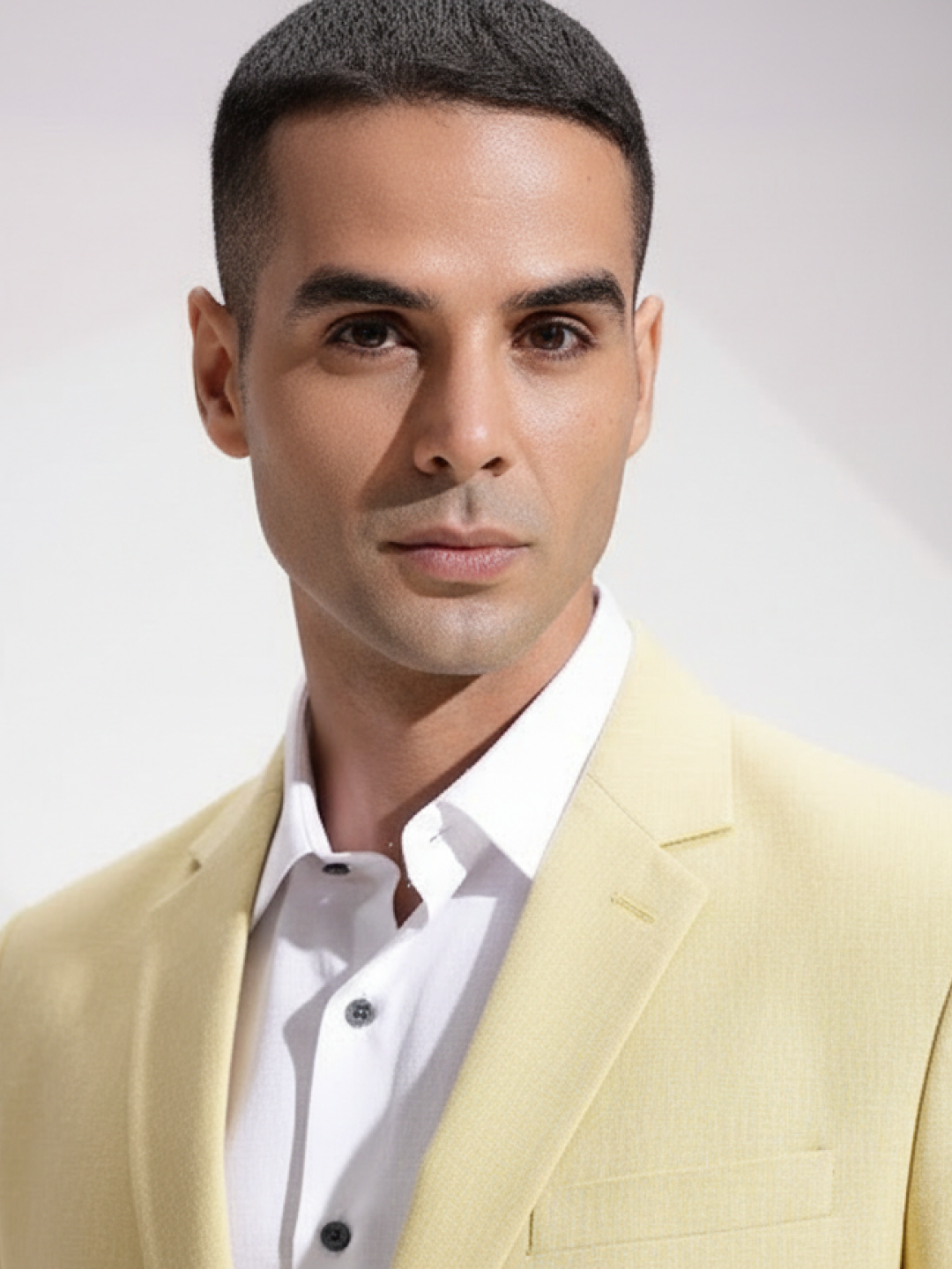 Light Yellow Linen Blazer for Men | Breathable All-Occasion Blazer