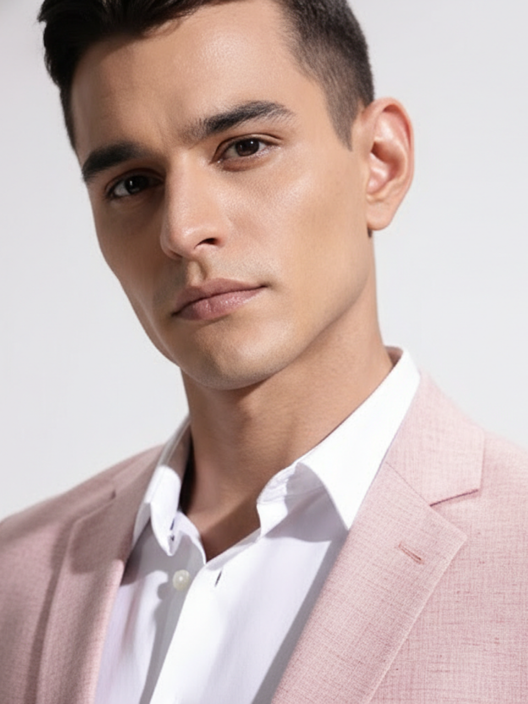 Light Pink Linen Blazer for Men | Breathable All-Occasion Blazer