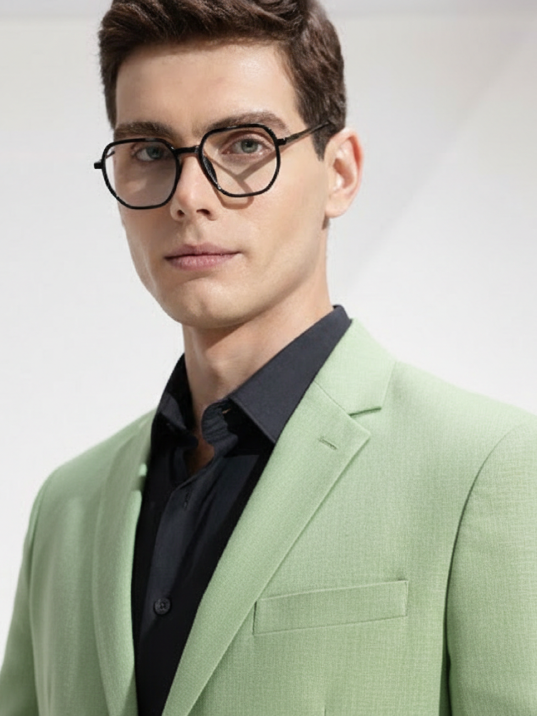 Light Green Linen Blazer for Men | Breathable All-Occasion Blazer