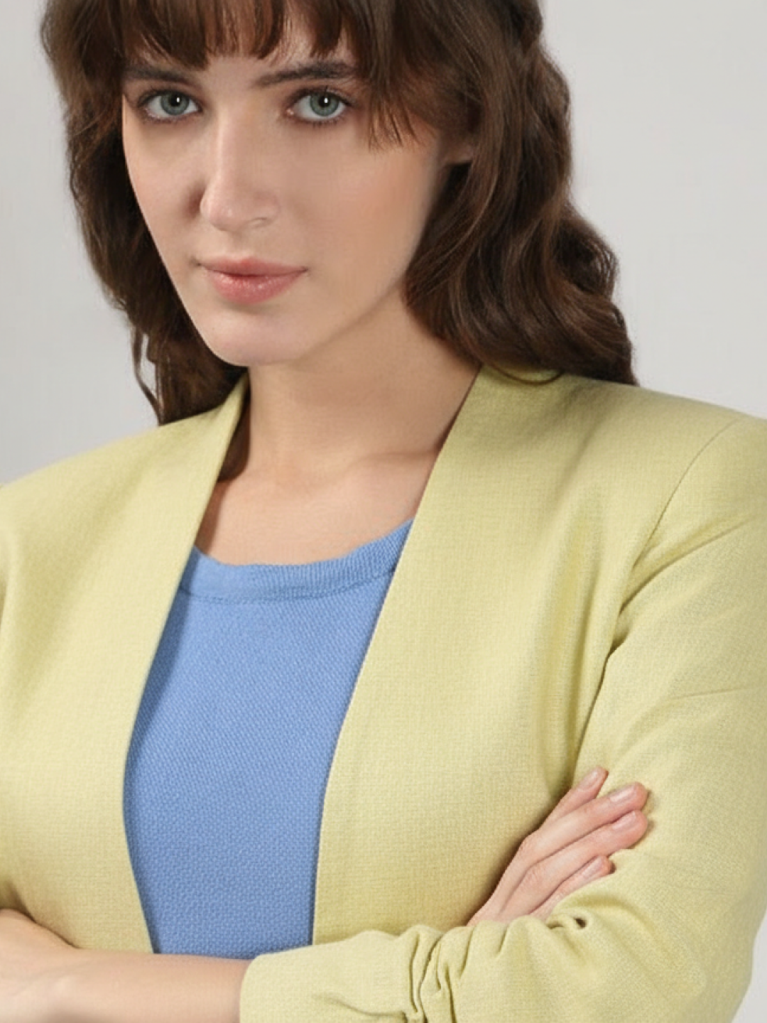 Light Yellow Linen Blazer for Women | Breathable All-Occasion Blazer