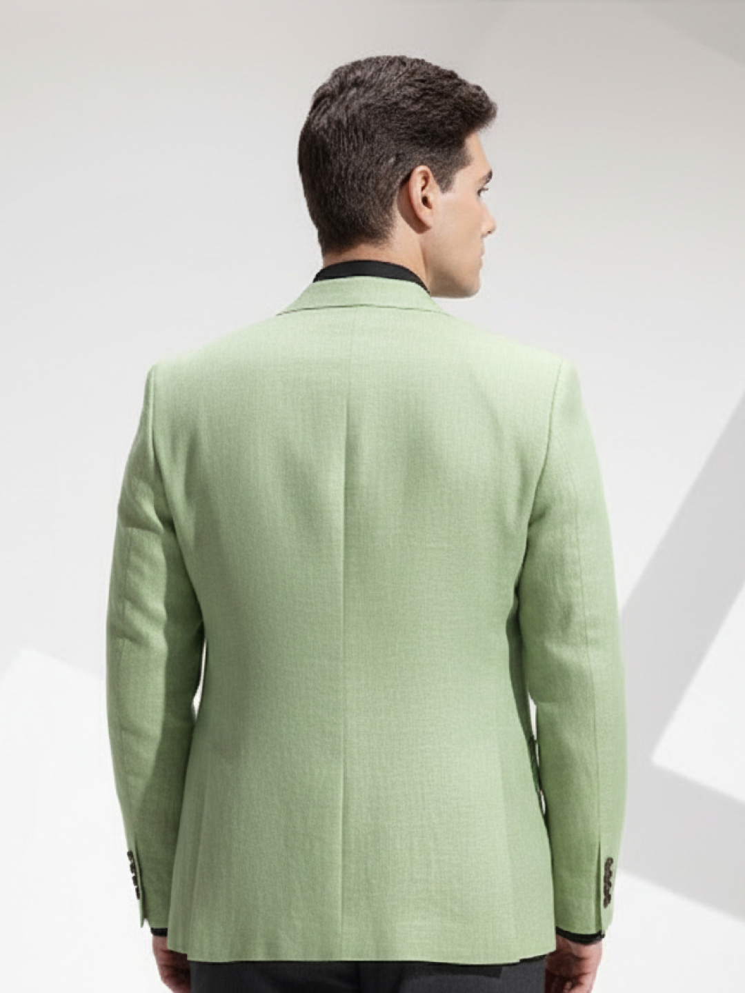 Light Green Linen Blazer for Men | Breathable All-Occasion Blazer