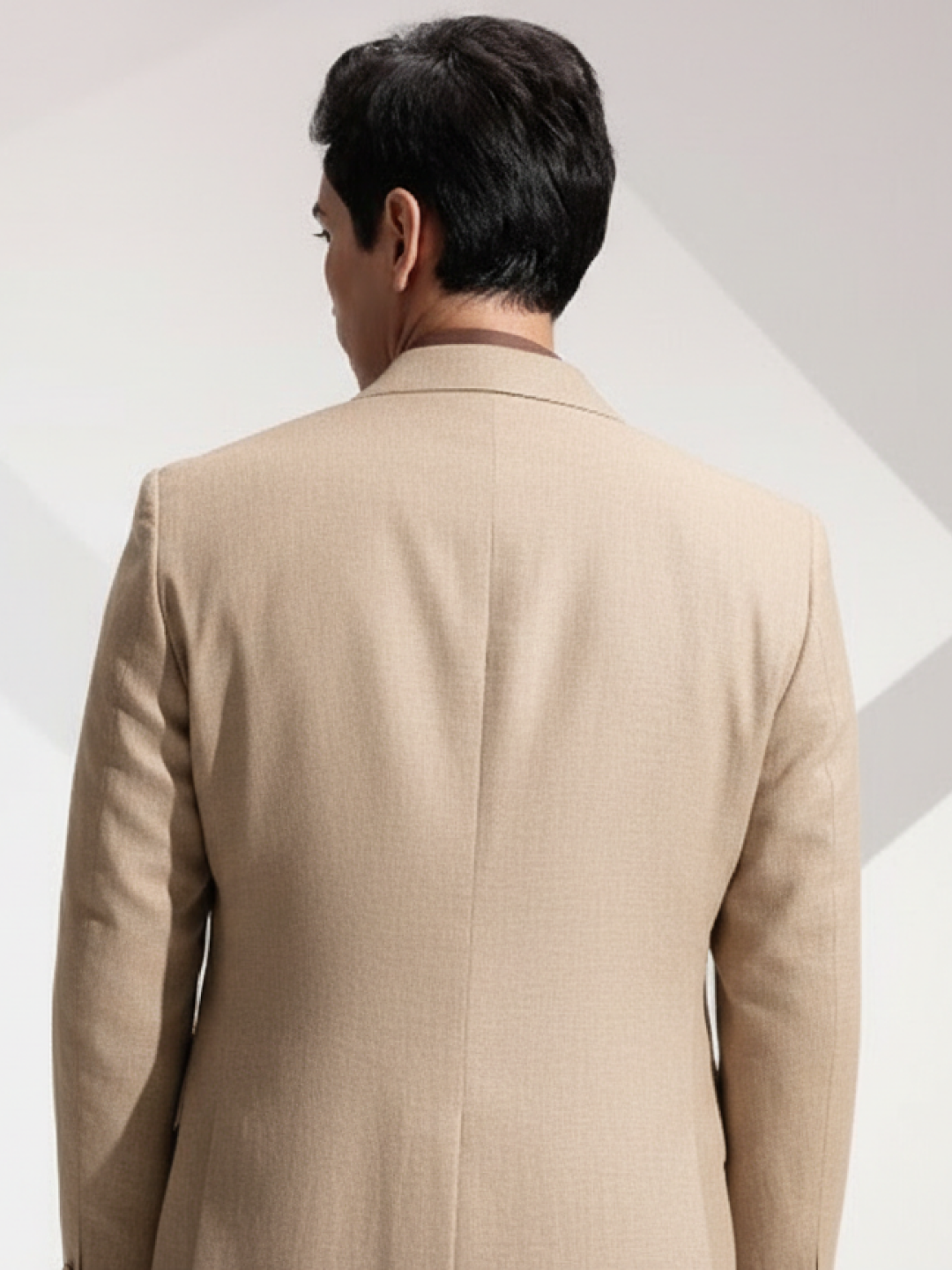 Beige Linen Blazer for Men | Breathable All-Occasion Blazer