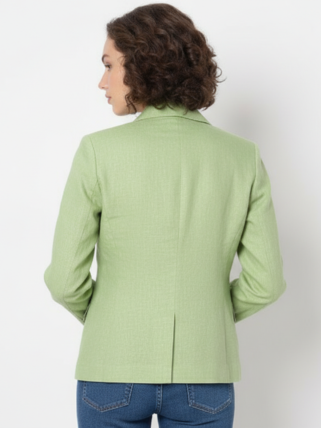 Light Green Linen Blazer for Women | Breathable All-Occasion Blazer