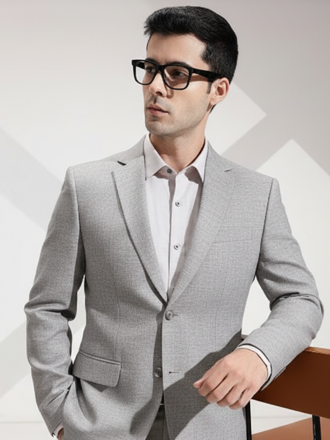 Grey Linen Blazer for Men | Breathable All-Occasion Blazer